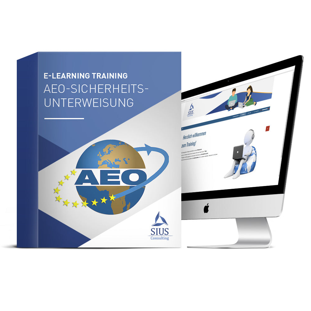 E-Learning Online-Schulung AEO-Sicherheitsunterweisung (Sicherheitsbewusstsein „Sichere Lieferkette“ beim Zugelassenen Wirtschaftsbeteiligten)