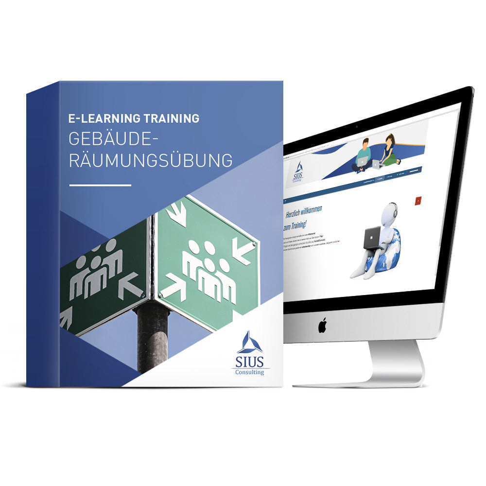 E-Learning Online-Schulung Räumungsübung / Gebäuderäumungsübung
