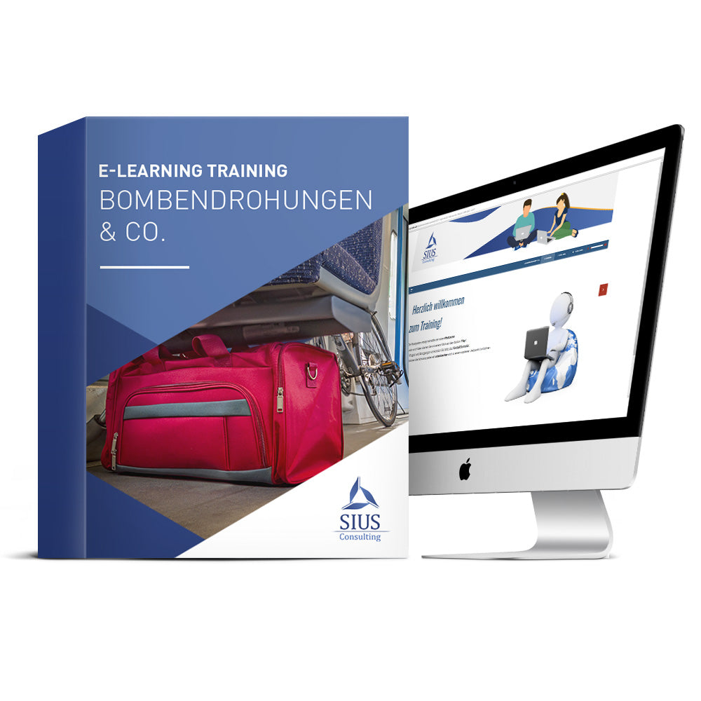 E-Learning Online-Schulung Umgang mit Bombendrohungen, verdächtigen Postsendungen und Gegenständen
