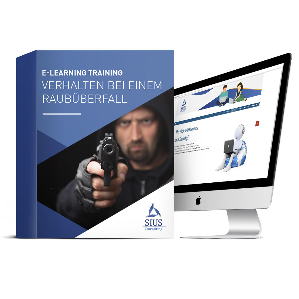 E-Learning Online-Schulung Verhalten bei einem Raubüberfall