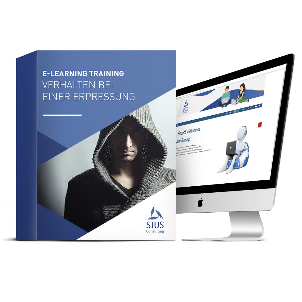 E-Learning Online-Schulung Verhalten bei einer Erpressung